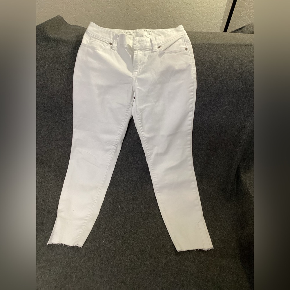 The Limited Women's Crisp White Ankle Jeans